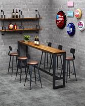 Bar chair high stool iron commercial backrest bar stool table and chair modern high chair simple bar chair high foot chair