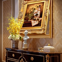 European meter box decoration painting vertical oil painting Still Life distribution box empty box electric gate electric shielding painting flower hanging painting