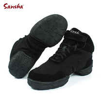 SANSHA SANSHA dance shoes aerobics square dance shoes womens modern dance shoes soft-soled mesh dance shoes