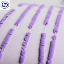 Pure color series France Imports LM Pale Purple Macaron Bright Pieces Method Embroidered Material Nail Pearl Clothing Accessories
