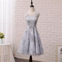 Little dress 2020 new autumn bridesmaid dress dinner host bridesmaid dress skinny evening dress