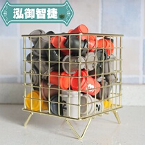 Coffee capsule containing rack containing box can fit nespresso three-and-a-half Starbucks coffee capsules