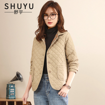 Pure Cotton Short Jacket Woman 2022 Autumn Clothing New Loose Display Slim Casual Clip Cotton Magoge Light Slim and Padded Jacket Tide