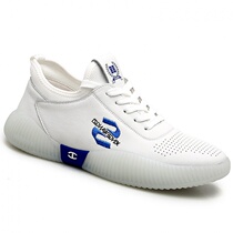 In the spring of 2020 small white shoes men and base Han edition trendy leather couple thick soles increase casual shoes