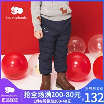 Libaby room childrens foreign style warm down pants for men and women Children Fashion thick soft pants 2021 Winter New