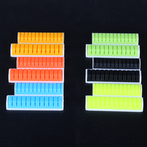 7 2cm8 2 drift card base support strip plastic strip fishing box modified floating box silicone drift seat fishing float clip