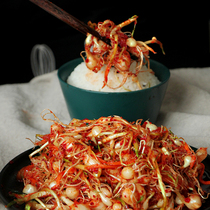 Park Xiao sample Korean small root garlic Kimchi Northeast small head garlic under meals Yanbian Korean style side dishes 500g