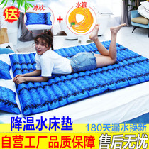 Water mattress Single dormitory Ice pad Water bag Water cooling mat Water pad Water bed Double bed Home fun big wave