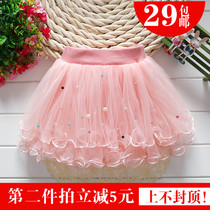 1 girls mesh dress 3 skirts 4 Spring and Autumn 5-year-old baby girl foreign princess skirt 6 little girl puffy dress 7