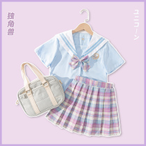 jk uniform dress genuine suit complete with summer jk elementary school kids sailor in summer dresses dress girl plexity skirt summer dress 12