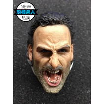 1 6 Soldiers model head carving scream Rick master works exclusive custom spot (batch)
