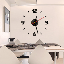 INS net celebrity watch wall clock living room punch-free Nordic household fashion silent simple DIY personality creative quartz