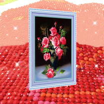 5D Diamond painting square diamond full drill drill sticker pastry masonry living room point stick drill cross stitch new restaurant flower