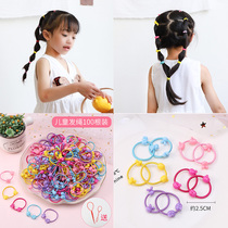 Childrens rubber band tie head Hairband head rope baby girl does not hurt hair accessories cartoon girl elastic good small hair rope