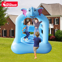PVC children outdoor supplies Pleasure Inflatable Bounce House Indoor Small Elephant Inflatable Castle Naughty Trampoline Trampoline