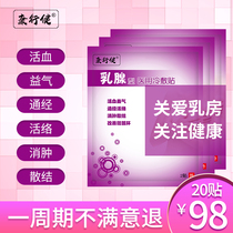 Kang Xingjian breast paste hard lump nodule pain breast lump inflammation dredge milk knot