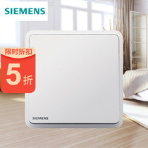 Siemens switch socket large panel Lingering Chenxi white Home Power One 16A open dual control switch