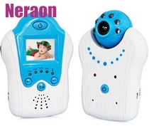 Blue 1 5 inch baby monitor 2 4G wireless built-in lithium battery monitor is particularly suitable for baby monitoring