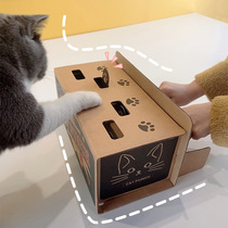 Corrugated cat toy whack-a-mole carton whack-a-mole machine interactive cat toy pet supplies playable