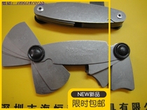 German HELIOS brand original imported R gauge model arc gauge arc gauge stainless steel radius gauge special sale