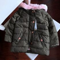 English fruit girl~Girl baby quilted jacket hooded cotton suit 19 7 17