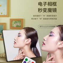 11 6 inch smart makeup mirror advertising machine digital photo frame mirror electronic photo album player can be DIY