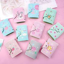 National small fresh cartoon multi-card bank card bag 20 card large capacity student cute card cover anti-demagnetization