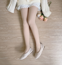 MOBAI light leg deity 2022 autumn winter new female nude sensation double layer plus suede pants natural flesh color pantyhose