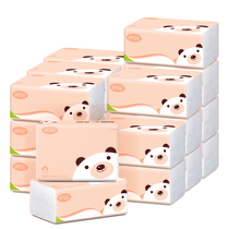 Happy Duoduo paper towel household raw wood pulp facial tissue napkin paper selling toilet paper paper