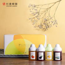 Japanese honey Cedar beekeeping garden original imported honey multi taste juice Honey boutique honey gift box 300g * 4