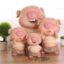 Piggy coin bank piggy bank is not available only can not enter the large-capacity savings childrens anti-drop savings large large