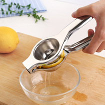 Home mini lemon clip stainless steel manual fruit juicer lemon juicer Manual Juicer