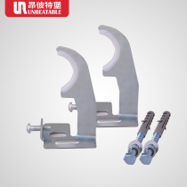 A pair of special adhesive hook hangers for household radiator blades of Antebourg with expansion screws