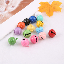22mm color baking paint candy color round small bell pendant accessories keychain Pet DIY handmade material pendant