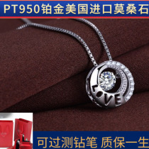 S925 sterling silver platinum plated 80 points FLAME diamond necklace women choker smart love runes