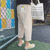 Big Code Women Dress Fat Mm Summer Dress 2022 New Casual Straight Drum Pants Fat Younger Sister Easy To Slim Cotton Linen Wide Leg Pants