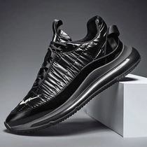 Hummer saber mens shoes European station shock absorption air cushion down cloth shoes sports casual shoes F9158 soft bottom Daddy shoes