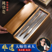 (Intangible Cultural Heritage) boutique brush wolf suit professional-grade Chinese painting pure wolf high-end gifts large and medium number regular script running script