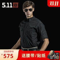 US 5 11 Special Service Lightweight Short Sleeve Shirt 511 Men's Cotton Tartan Multi-pocket Antistatic Shirt 71175