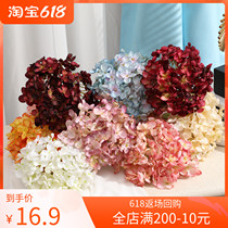 Modern minimalist desktop book room home living room Jiao side shell pendulum piece emulated flower fake flower embroidered ball flower wedding celebration flower art