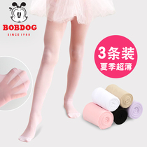 Girls stockings pantyhose summer thin baby white practice special dance childrens leggings dance socks