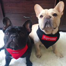 Dog saliva towel Triangle Towel with Corky Snow Naregin Mao Erha Gentlemen buckles Traction Rope Sup Tide Leather