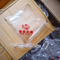 Napkin holder creative tissue rack table top plastic napkin rack acrylic vertical tissue seat Hotel