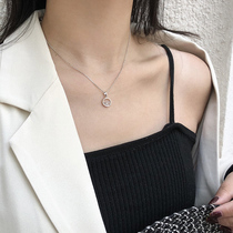 Light Extravagant Geometric Zircons Necklace Women 2021 New Ins Lukewarm Nature Superior Necklaces Brief Collarbone Chain