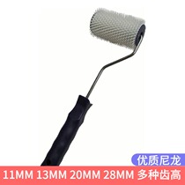 4 inch epoxy resin floor self-leveling cement floor finish construction wear-resistant nylon defoaming roller brush tool