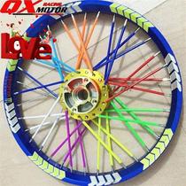Yue b Mustang motorcycle modified spokes g steel ring steel wire color casing Hub casing color change accessories universal