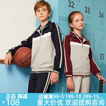 Eaton Gide school uniform childrens clothing sports suit boys and girls college sports jacket pants 18Y055