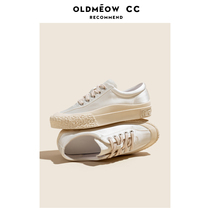 The old meows shop 2022 new spring and autumn season ins tide 100 lap lace fashion thick bottom casual shoes flat bottom plate shoes female