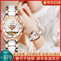 Swiss luxury watch womens fully automatic mechanical watch famous brand waterproof 2022 new top ten brands