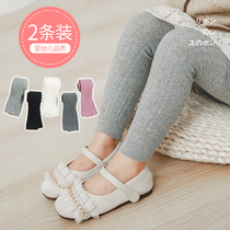 Girls leggings spring and autumn thin models wearing foreign baby girl pantyhose autumn big pp baby children pants